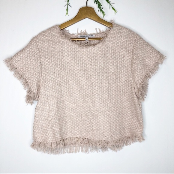 Cupcakes & Cashmere- Justeen Tweed Rose Blouse - Picture 2 of 7